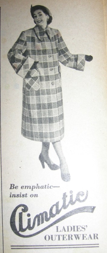 Vintage Coat Advert